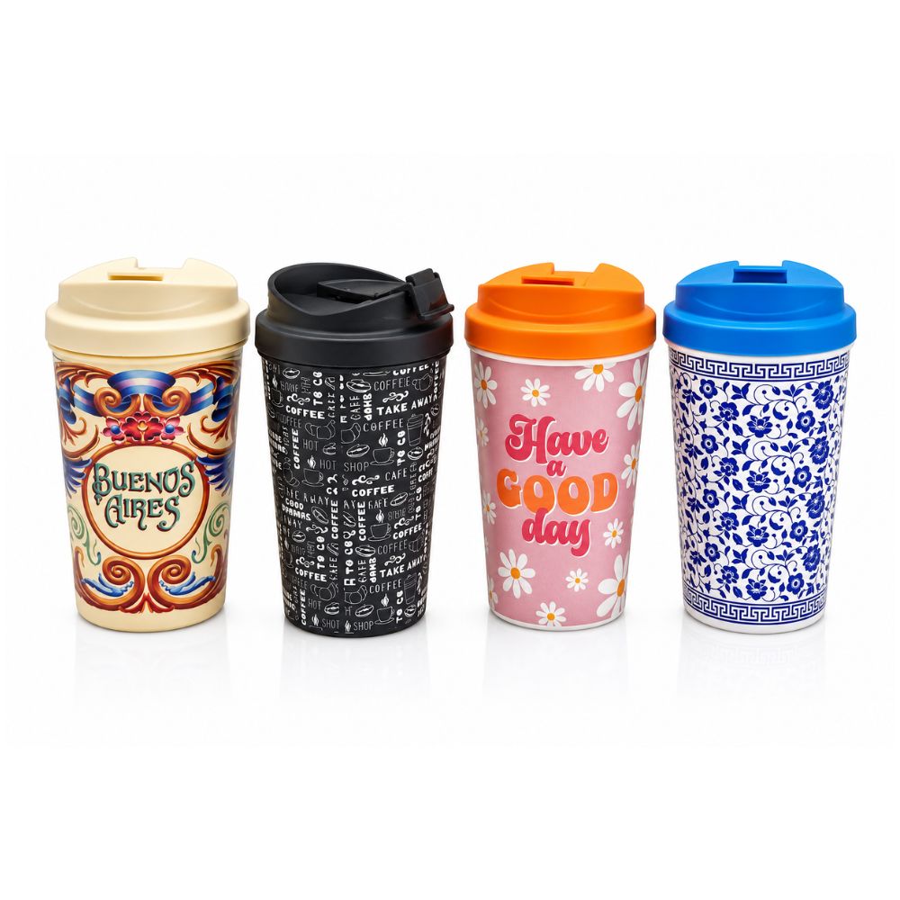 VASO CAFE C/TAPA ROSCA 550ML STAR COMPANY