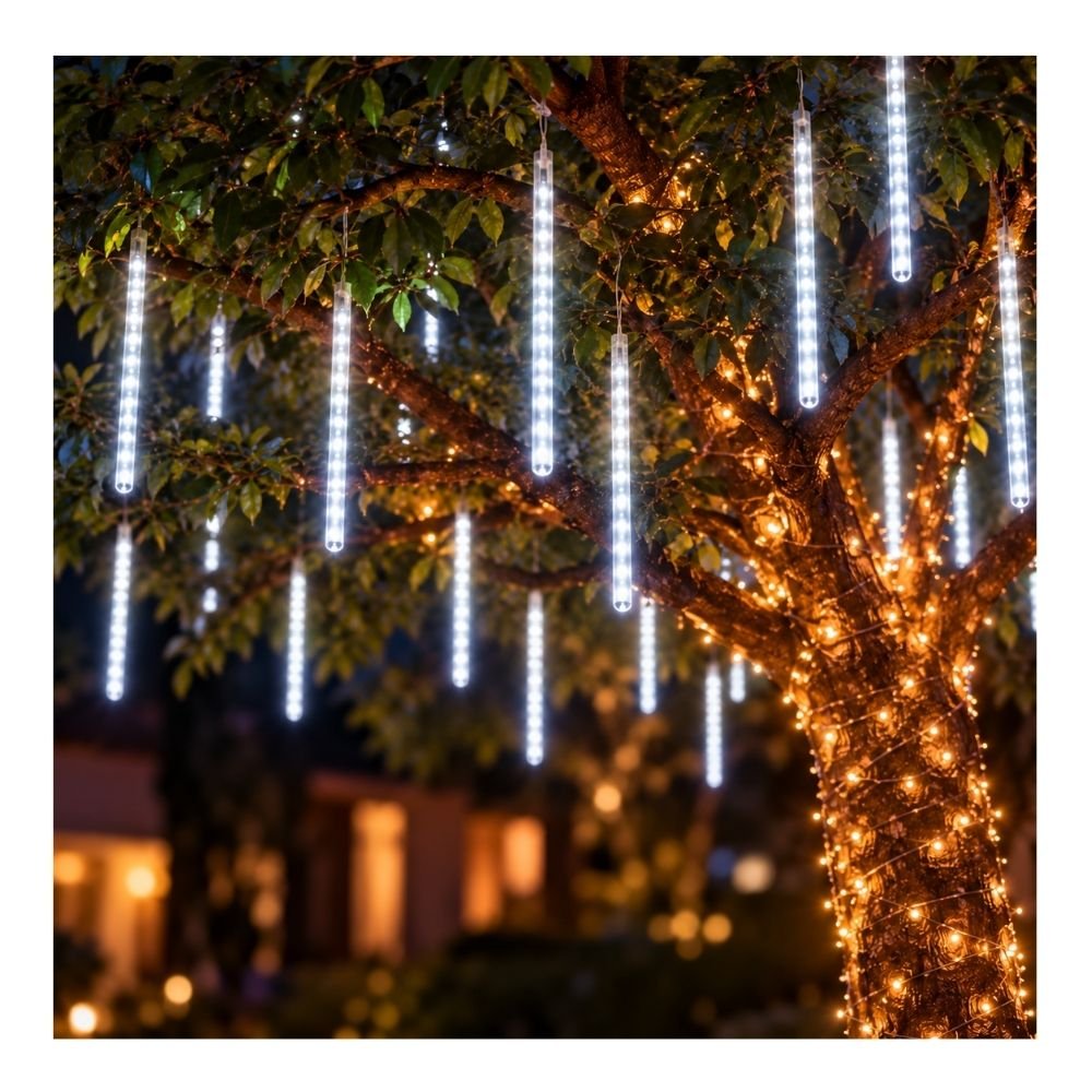 BASTONES 80C 8 LED BLANCO INTERMITENTE 261144