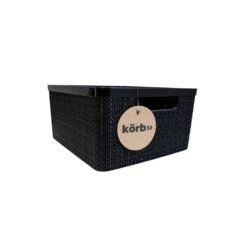 CANASTO 4.5L 26X19C S/YUTE NEGRO S/T.STAR COMPANY