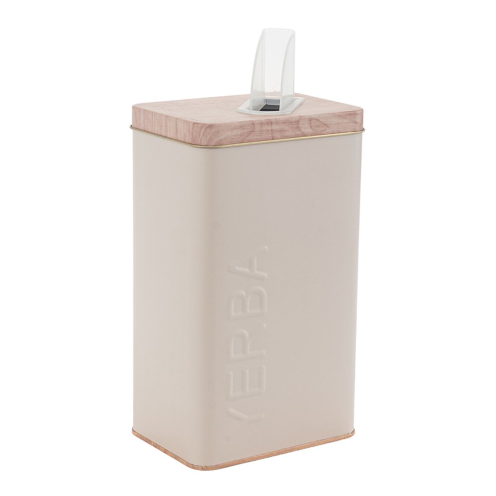 LATA RECT.YERBA L.NORDICA BEIGE T/SIMIL MAD.500GR
