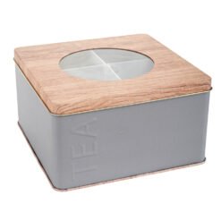 LATA TE C/4 DIV.L.NORDICA GRIS TAP.C/VISOR S/MAD.