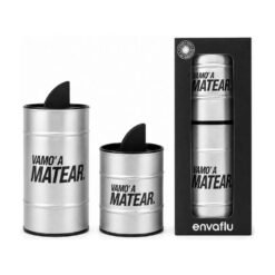 SET YERBA+AZUCAR VAMO´A MATEAR PLATEADO