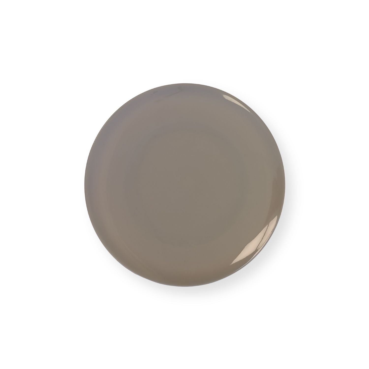 PLATO PLAYO 25C LISO MELAMINA GRIS