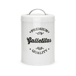 LATA RED.12X17C GALLETITAS BLANCO TAPA C/ASA METAL