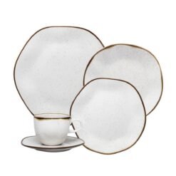 JUEGO VAJILLA PORCELANA 20 PIEZAS MARESIA OXFORD