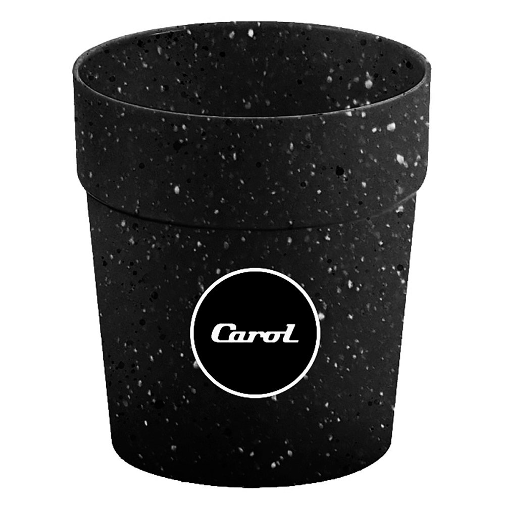 VASO PLAST.420ML CAROL GRANITO NEGRO