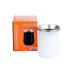 MATE ACERO TERMICO VASO BLANCO 160ML 243154B