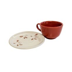 TAZA TE 220CC C/PLATO ORQUIDEA OXFORD