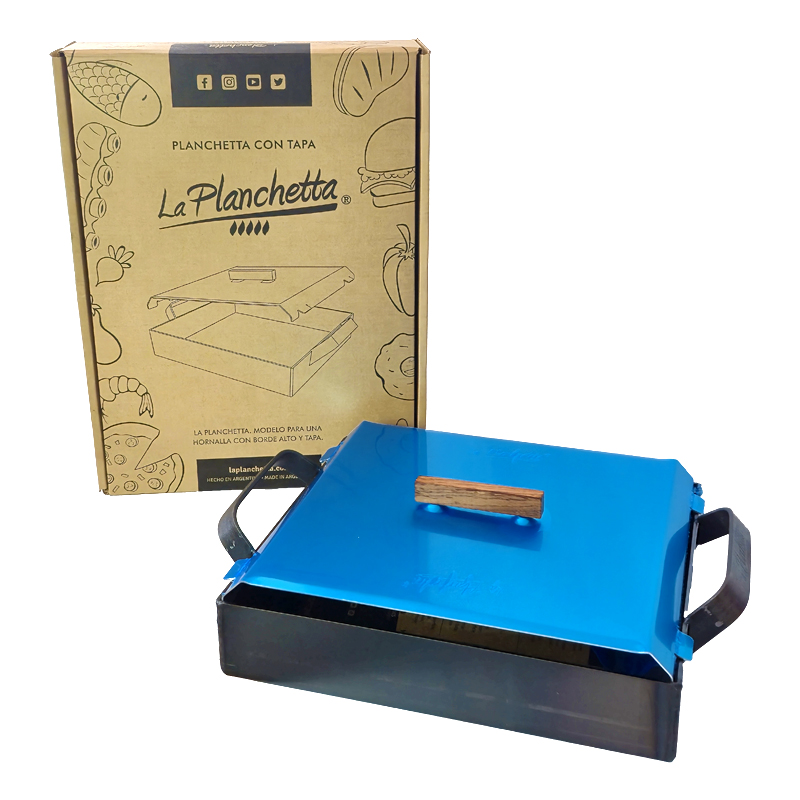 PLANCHA RECT.HIERRO 25X27C C/TAPA LA PLANCHETTA