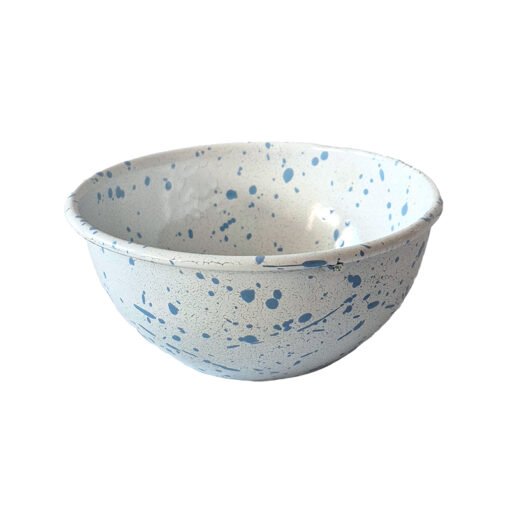 BOWL ENLOZADO N°12 BLANCO C/CELESTE KUFO