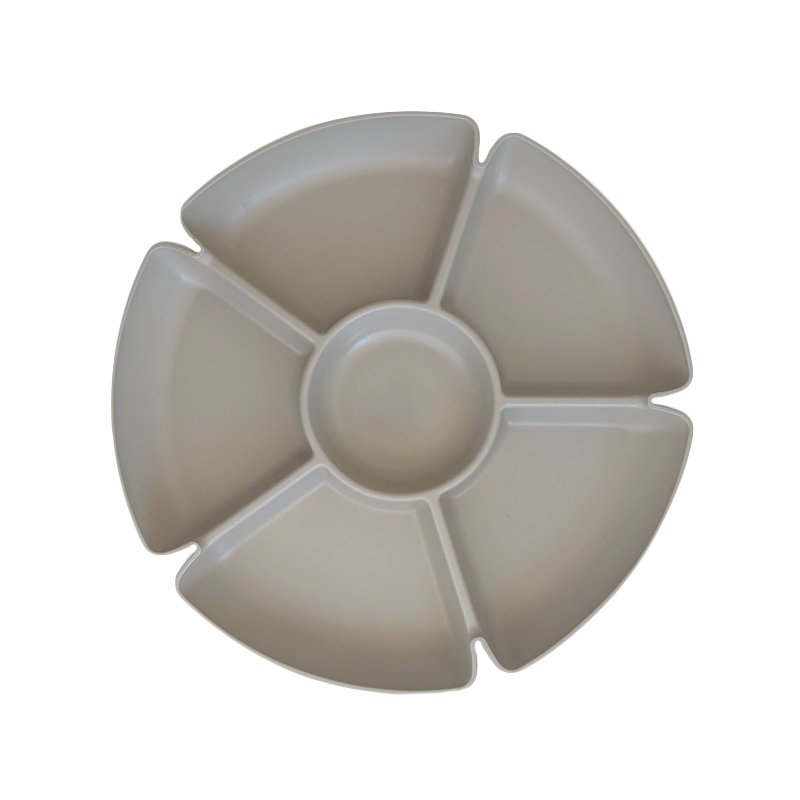 COPETINERO PLAST.6 DIV.CAROL BEIGE HOME