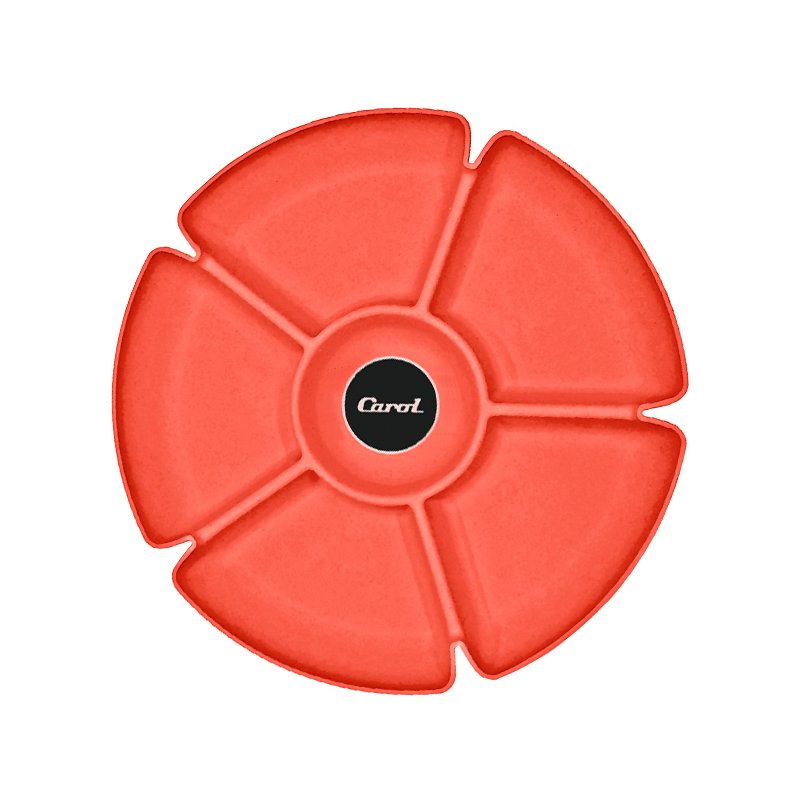 COPETINERO PLAST.6 DIV.CAROL LADRILLO HOME