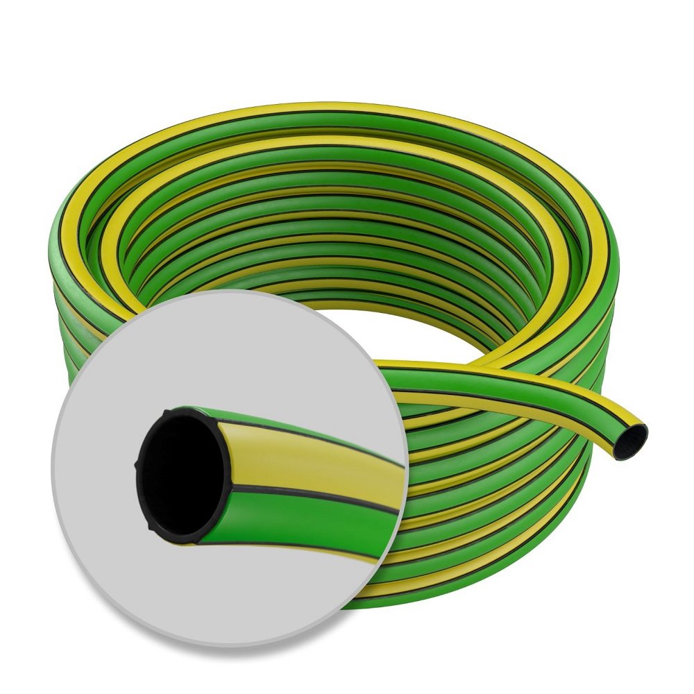 MANGUERA TRICOLOR REFORZADA PSF 3/4 15MTS