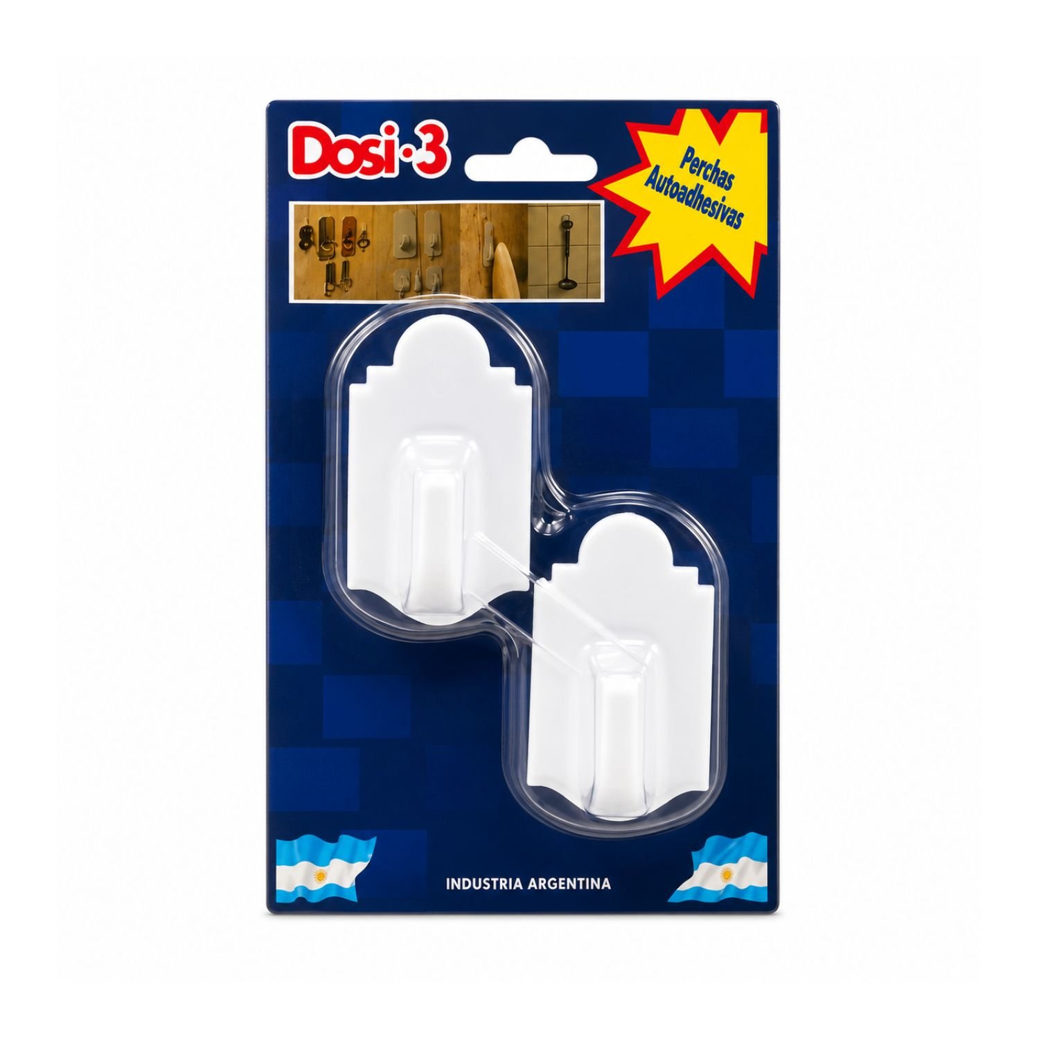 PERCHA CUAD.X2 GRANDE DOSI-3 303