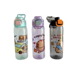 BOTELLA PLAST.TRANSP.CAPIBARA 750ML 251120