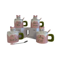 JARRO MUG 9C T/GATITA ASA VERDE C/CUCH.251265