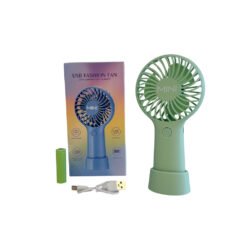VENTILADOR MANO/MESA 17C LED USB/PILA 251427