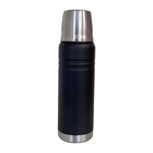 TERMO AC.NEGRO 750C TAPON PUSH ACERO HUDSON