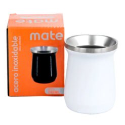 MATE ACERO TERMICO VASO BLANCO 260ML 243155B