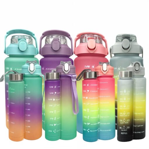 SET X3 BOTELLAS MOTIVACIONALES DEGRADE 23250/43150