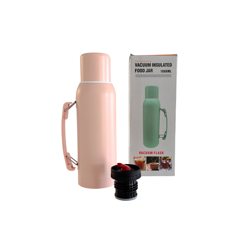 TERMO ACERO 1LT NUDE C/MANIJA 23260