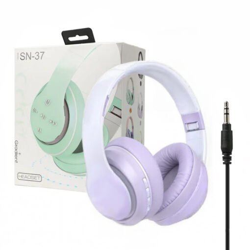 AURICULARES ARTICULADOS C/BLUETOOTH VIOLETA-LILA