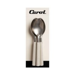 CUCHARA M.CAROL X3 MGO.TEXTURADO TIZA