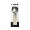 CUCHARA M.CAROL X3 MGO.TEXTURADO BEIGE
