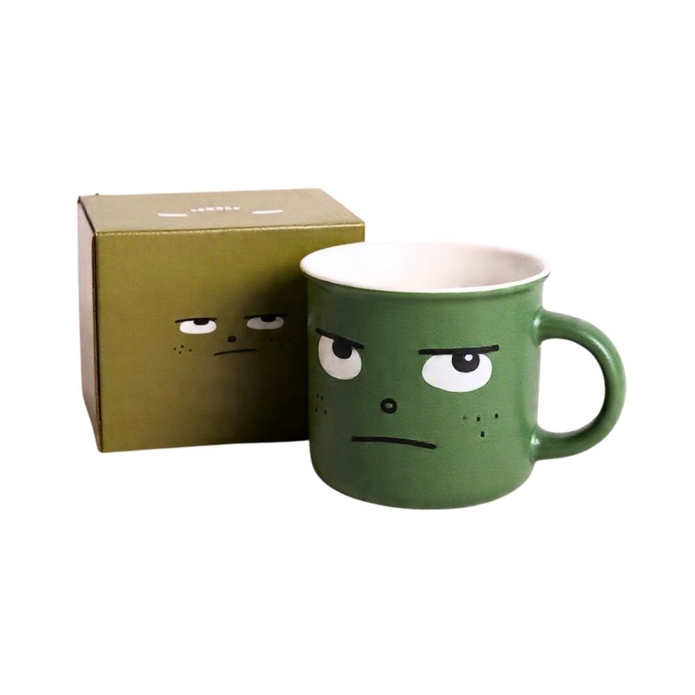 JARRO MUG 9C CARITA ANIMADA VERDE 243100