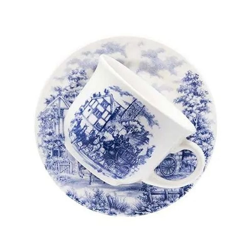 TAZA TE 200CC C/PLATO CENA INGLESA BIONA