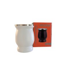 MATE ACERO TERMICO COPA BLANCO 240ML 243161B