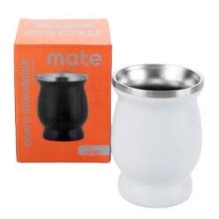 MATE ACERO TERMICO COPA BLANCO 240ML 243161B