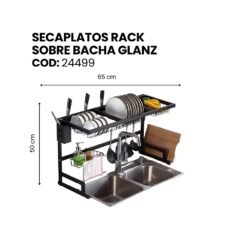 SECAPLATOS RACK ESCURRIDOR SOBRE BACHA GLANZ
