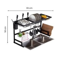 SECAPLATOS RACK ESCURRIDOR SOBRE BACHA GLANZ