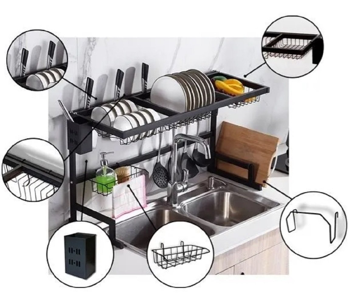 SECAPLATOS RACK ESCURRIDOR SOBRE BACHA GLANZ