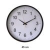 RELOJ PARED 45C DESGASTADO DORADO NEGRO 251028-B
