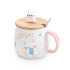 JARRO MUG 8C GATITO T/BAMBOO CUCHARA 251076