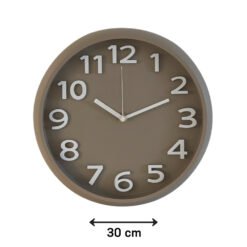 RELOJ PARED 30C Nº RELIEVE BLANCOS 251011