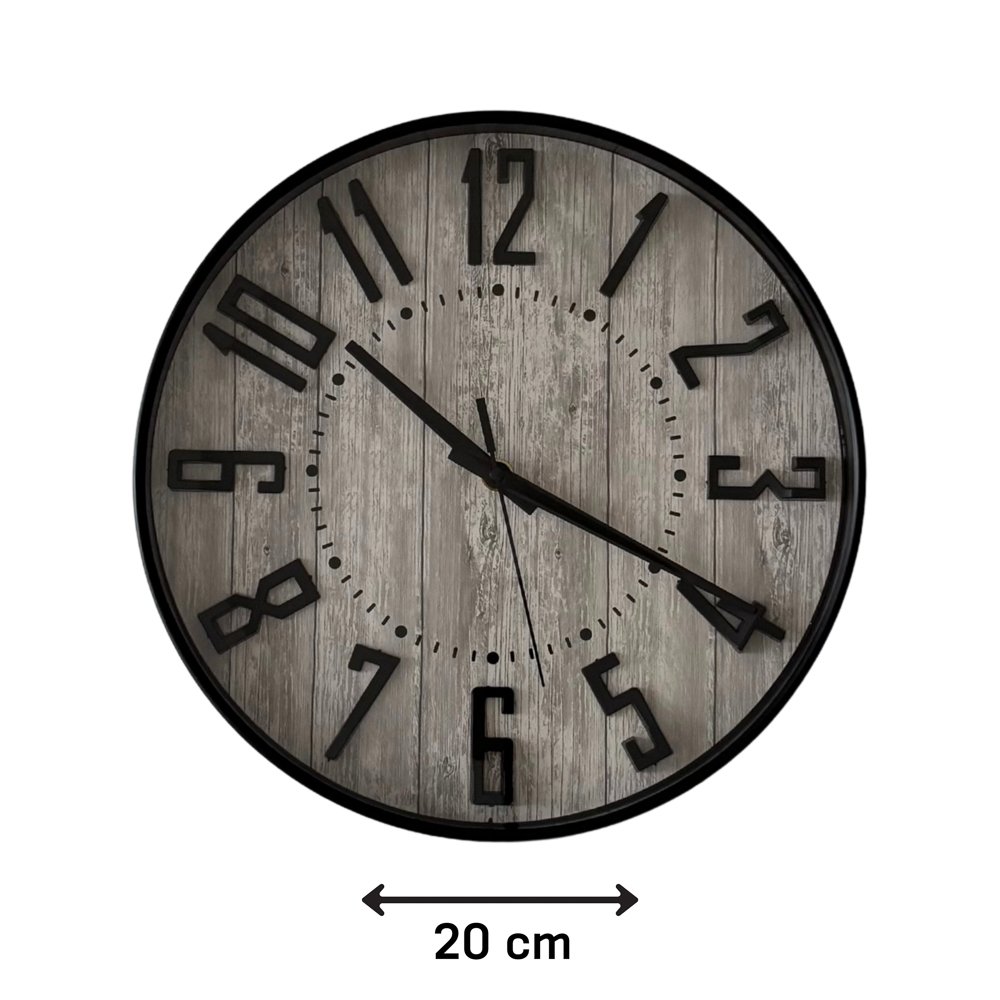 RELOJ PARED 30C INTERIOR GRIS Nº RELIEVE 251050-B