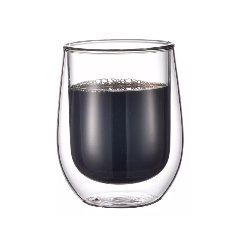 SET X6 VASOS DOBLE VIDRIO 200ML CAROL