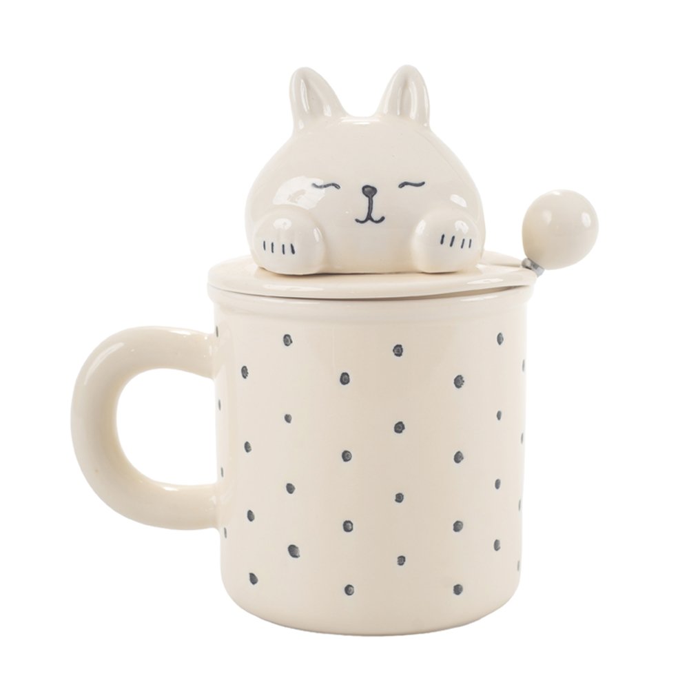 JARRO MUG 9C TAPA GATO ACOSTADO CUCH.251277