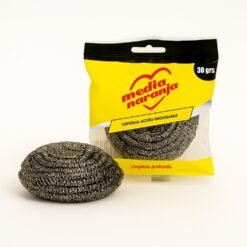 ROLLO ACERO 30 GRS PAQ X 12 MEDIA NARANJA