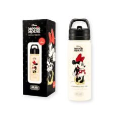 BOTELLA AC.TERMICA T/STRAW MINNIE 530ML LUMILAGRO