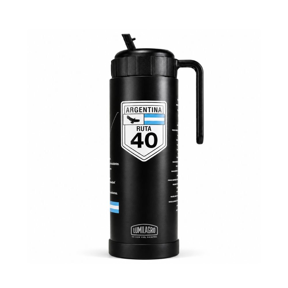 TERMO ACERO PAMPA RUTA 40 1LT LUMILAGRO C/CAJA
