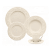 JUEGO VAJILLA PORCELANA 20 PZAS.MARFIM OXFORD