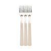 TENEDOR M.CAROL X3 MGO.TEXTURADO BEIGE