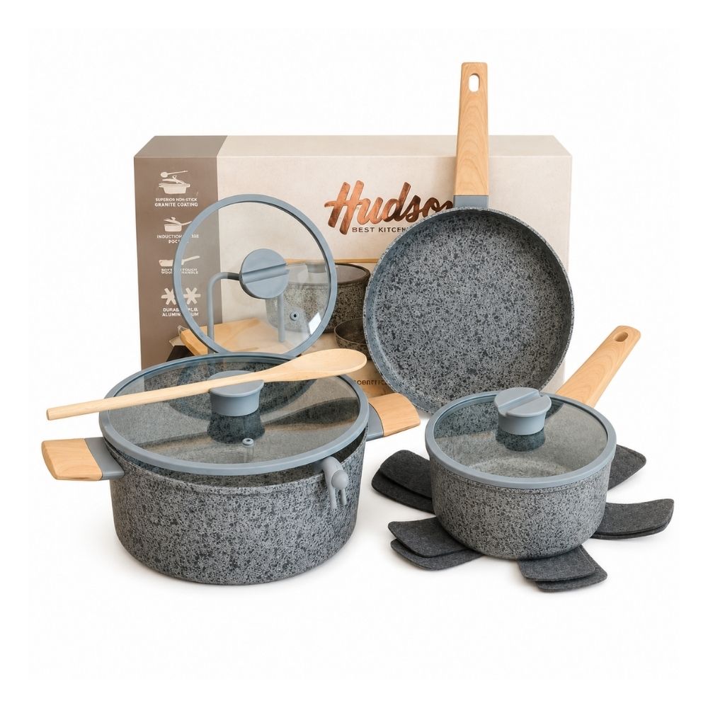 BATERIA 5PZ FORJADO STONE GRIS S/MAD.HUDSON