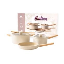 BATERIA 5PZ ALUMINIO ANTIADHERENTE HARMONY HUDSON