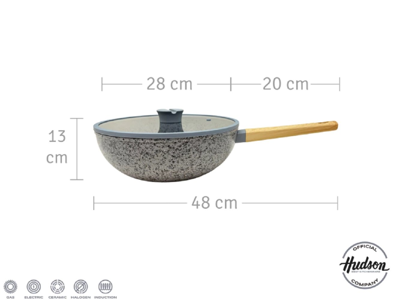 WOK 28C FORJADO STONE GRIS T/VID.A/MAD.HUDSON