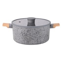 CACEROLA 24C FORJADO STONE GRIS ASA S/MAD.HUDSON